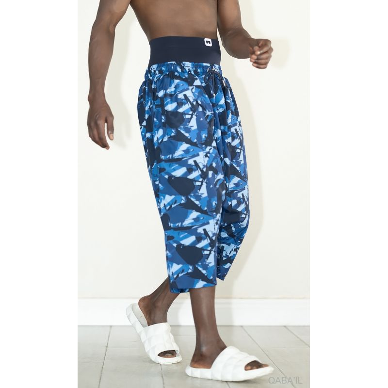 Sarouel de Bain Army S24- Bleu - Qaba'il