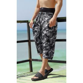 Sarouel de Bain Army S24- Noir - Qaba'il