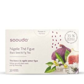Thé Nigelle Minceur - Infusion Minceur à la Nigelle à l'Ananas Aromatisée Coco - Saouda Nigelle Sativa - 20 Sachets