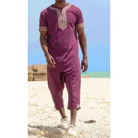 Ensemble Etniz AWQAS - Bordeaux et Taupe - Qaba'il : S24