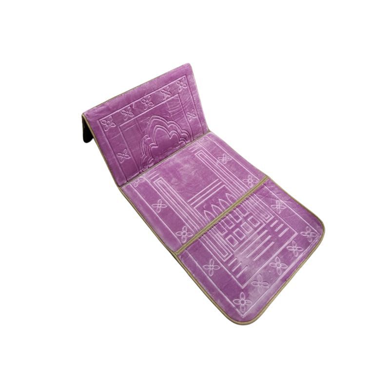 copy ofTapis de Prière avec dossier aux motifs arabesques - Gris