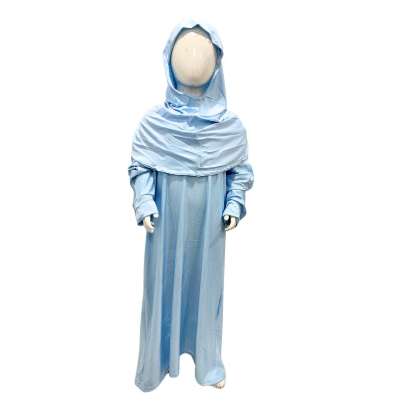 Robe de prière Hijab intégré pour Fille - Soundouss