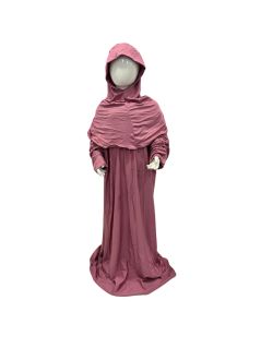 SIPO - Robe De Prière Longue Avec Hijab Pour Femme, Tenue Musulmane, Abaya, Robe