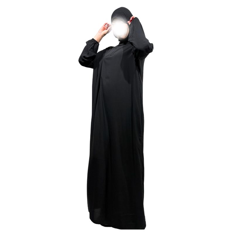 Abaya de prière avec cagoule - Taille unique- 100% coton - Soundouss