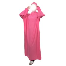 Abaya de prière avec cagoule - Taille unique- 100% coton - Soundouss