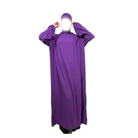 Abaya de prière avec cagoule - Taille unique- 100% coton - Soundouss