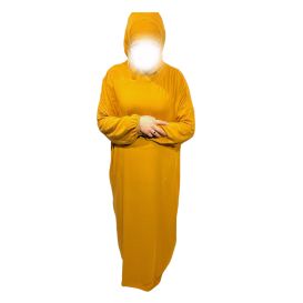 Abaya de prière avec cagoule - Taille unique- 100% coton - Soundouss