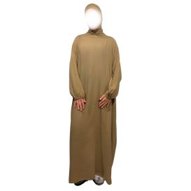 Abaya de prière avec cagoule - Taille unique- 100% coton - Soundouss