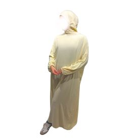 Abaya de prière avec cagoule - Taille unique- 100% coton - Soundouss