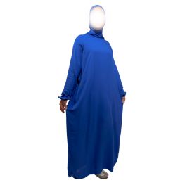 Abaya de prière avec cagoule - Taille unique- 100% coton - Soundouss