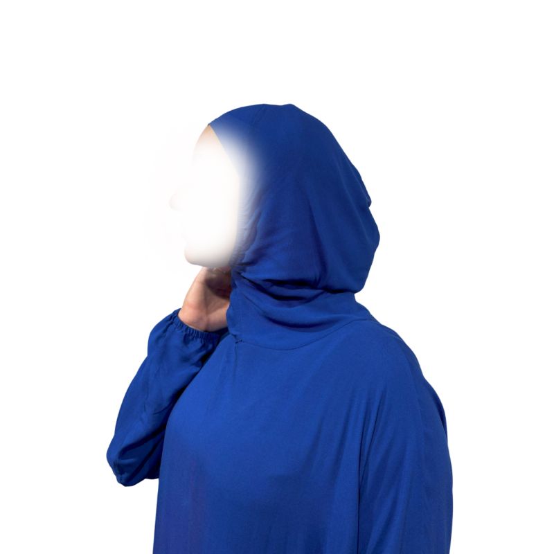 Abaya de prière avec cagoule - Taille unique- 100% coton - Soundouss