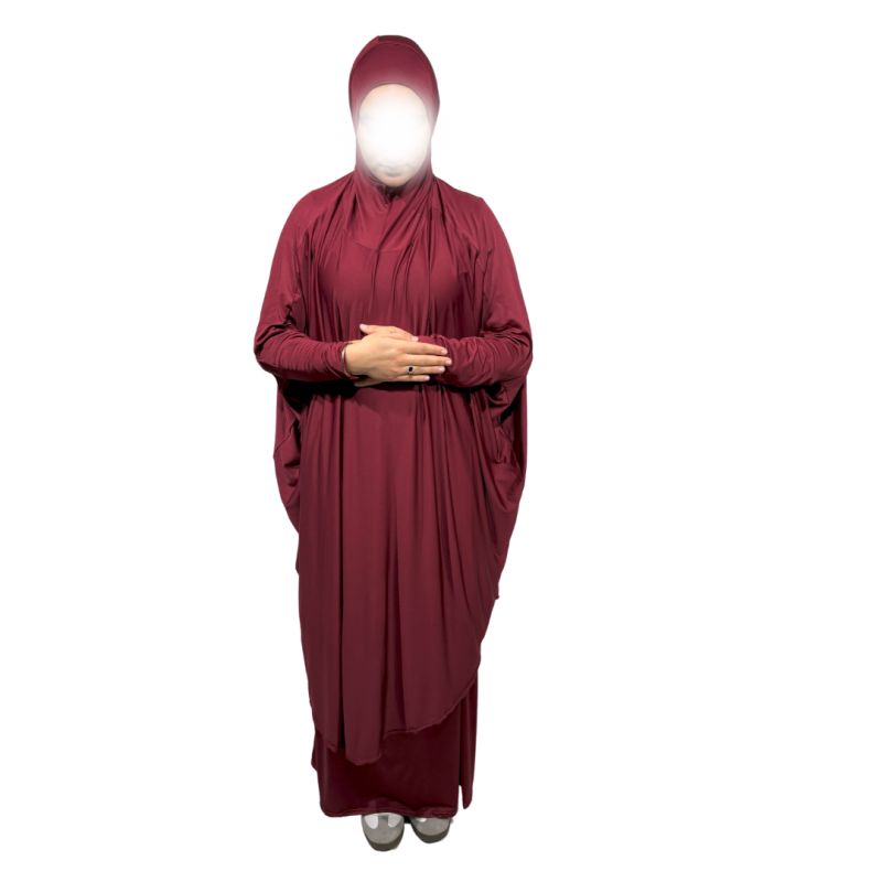 copy ofAbaya de prière avec cagoule - Taille unique- 100% coton - Soundouss