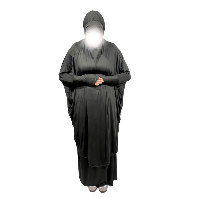 copy ofAbaya de prière avec cagoule - Taille unique- 100% coton - Soundouss