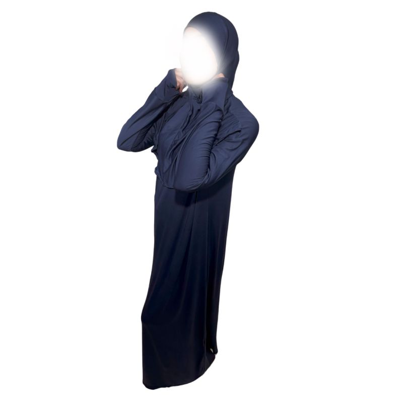 copy ofcopy ofAbaya Papillon - Noir - Microfibre Léger - Jamila