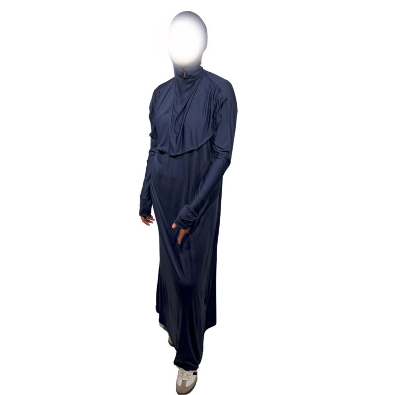 copy ofcopy ofAbaya Papillon - Noir - Microfibre Léger - Jamila