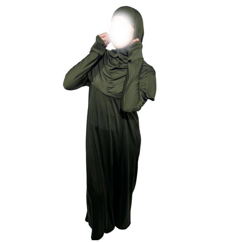 copy ofcopy ofAbaya Papillon - Noir - Microfibre Léger - Jamila