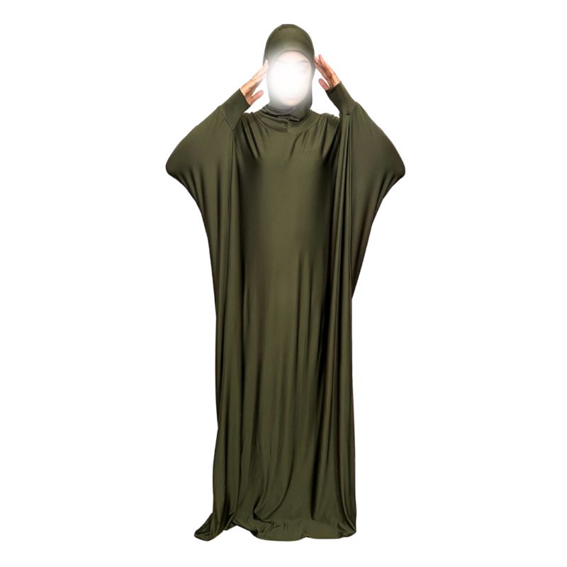 copy ofAbaya de prière avec cagoule - Taille unique- 100% coton - Soundouss
