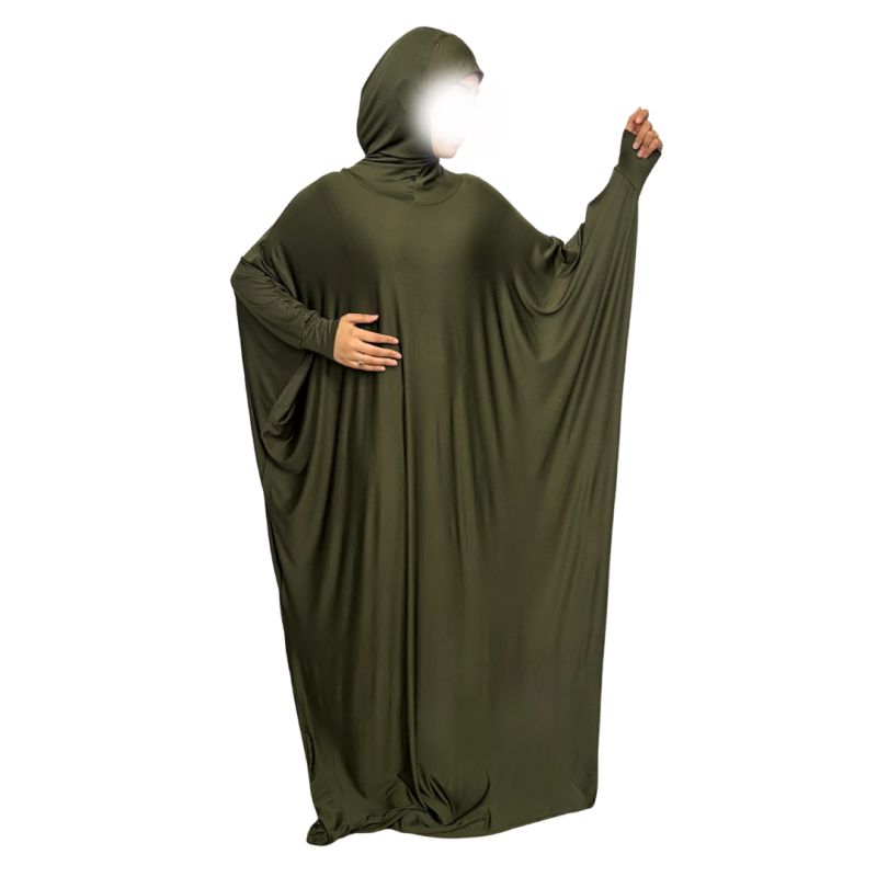 copy ofAbaya de prière avec cagoule - Taille unique- 100% coton - Soundouss