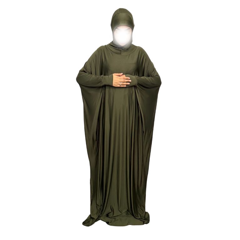 copy ofAbaya de prière avec cagoule - Taille unique- 100% coton - Soundouss