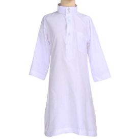Qamis Enfant Blanc - de 4 à 15 ans