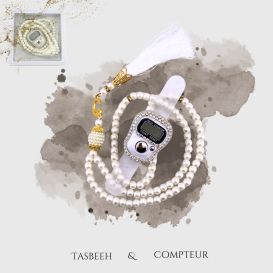 copy ofMini pack dhikr : Tasbeeh 99 perles, compteur et porte clé de la Mecque.