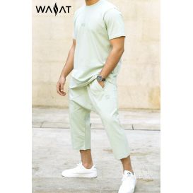 Ensemble COMBO Vert : T-Shirt et Pantacourt - Wassat