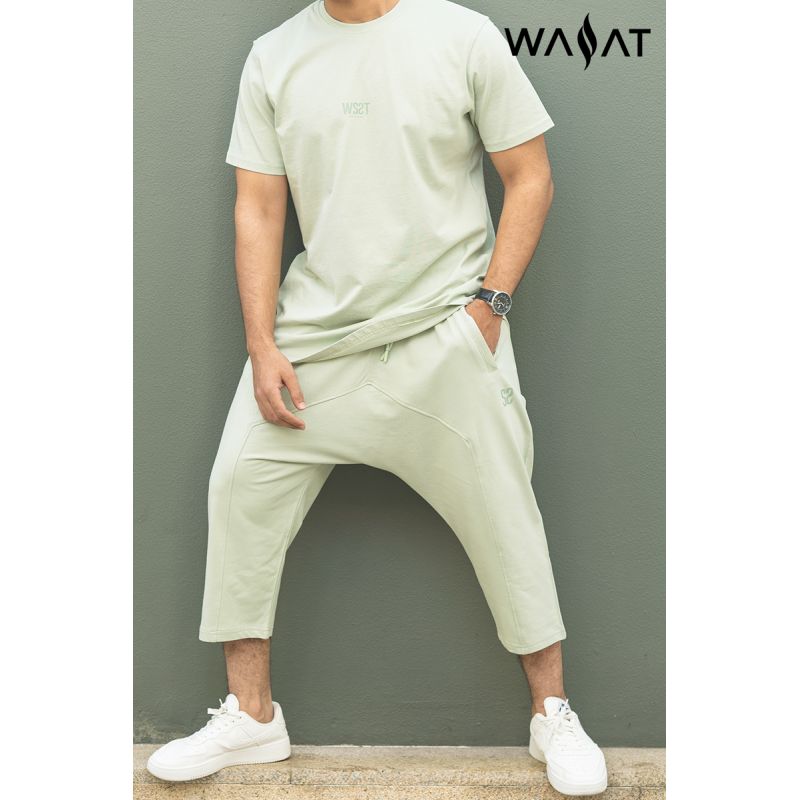 Ensemble COMBO Vert : T-Shirt et Pantacourt - Wassat