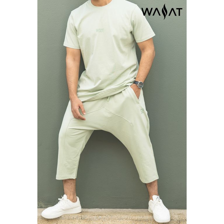 Ensemble COMBO Vert : T-Shirt et Pantacourt - Wassat Ensemble COMBO Vert : T-Shirt et Pantacourt - Wassat