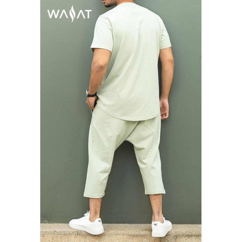 Ensemble COMBO Vert : T-Shirt et Pantacourt - Wassat