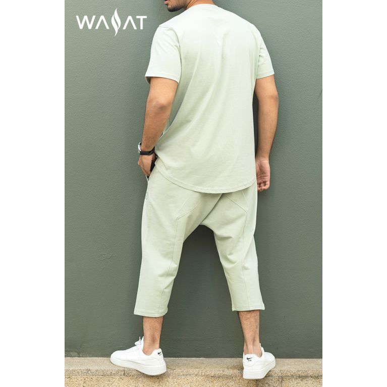 Ensemble COMBO Vert : T-Shirt et Pantacourt - Wassat Ensemble COMBO Vert : T-Shirt et Pantacourt - Wassat