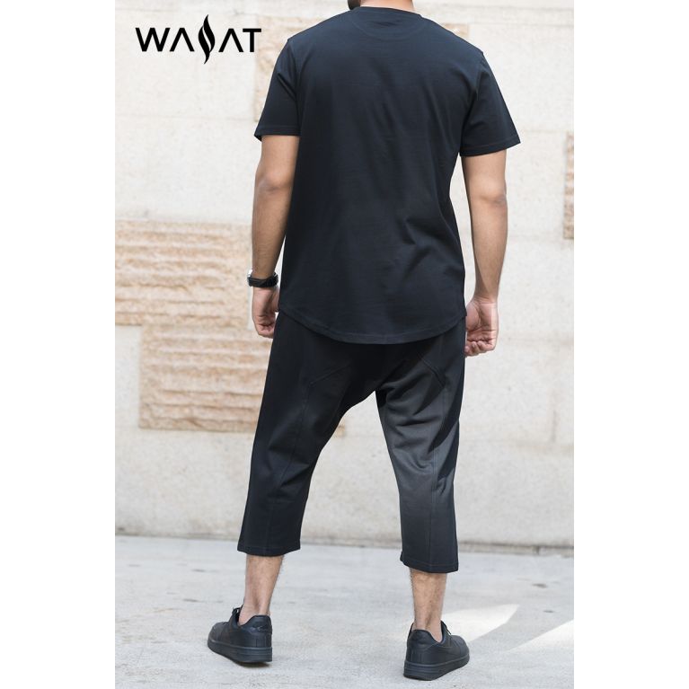 Ensemble COMBO Noir: T-Shirt et Pantacourt - Kayan Ensemble COMBO Noir: T-Shirt et Pantacourt - Kayan