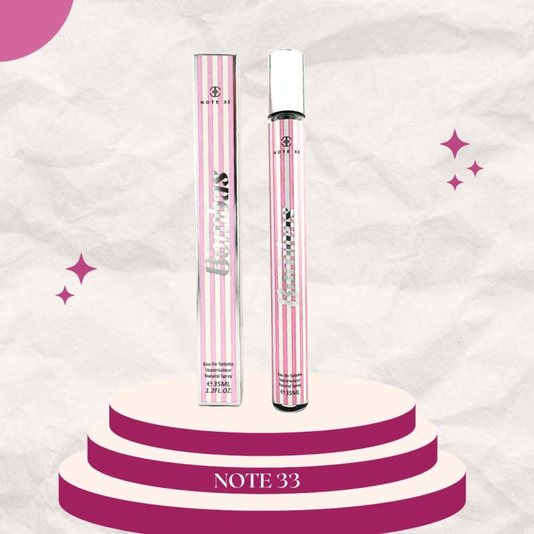 Spray Bombas- eau de toilette - femme - Note 33 - 35 ml Spray Bombas- eau de toilette - femme - Note 33 - 35 ml