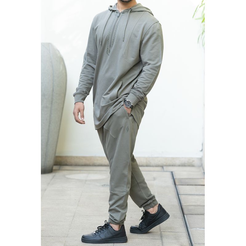 Ensemble Starter Wassat – Hoodie et Sarouel 100% Coton, 4 Saisons et Confort