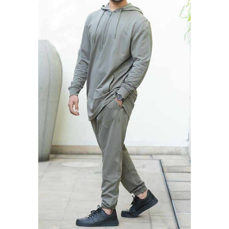 Ensemble Starter Wassat – Hoodie et Sarouel 100% Coton, 4 Saisons et Confort