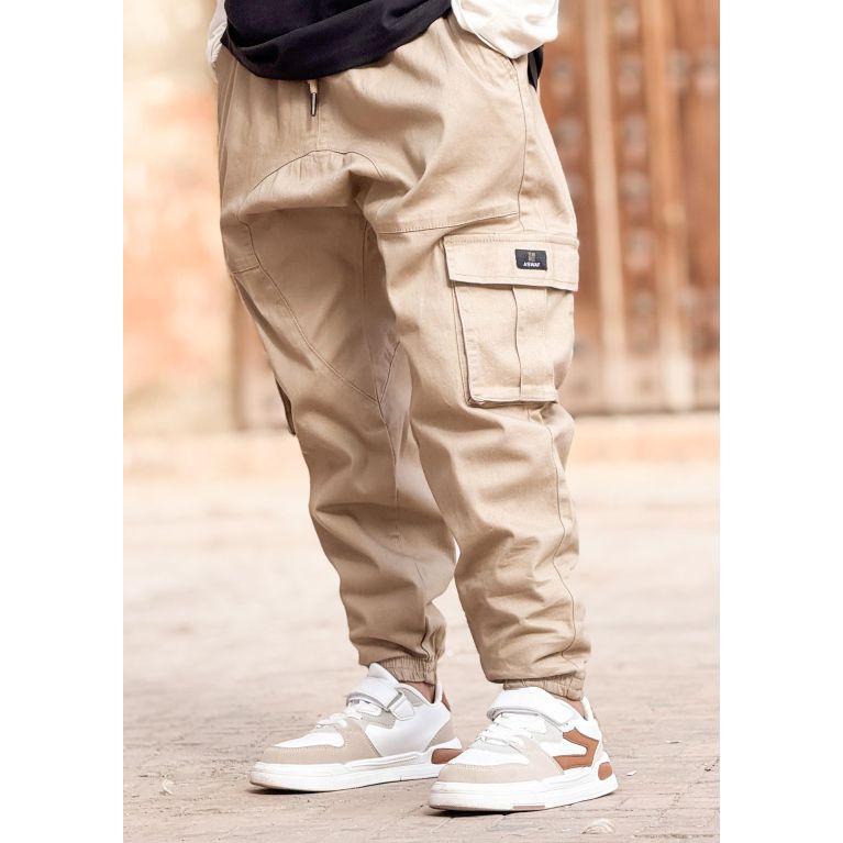Sarouel Cargo Enfant Aswaf - Pant Pour Petits Musulmans Sarouel Cargo Enfant Aswaf - Pant Pour Petits Musulmans