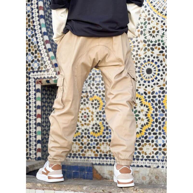 Sarouel Cargo Enfant Aswaf - Pant Pour Petits Musulmans