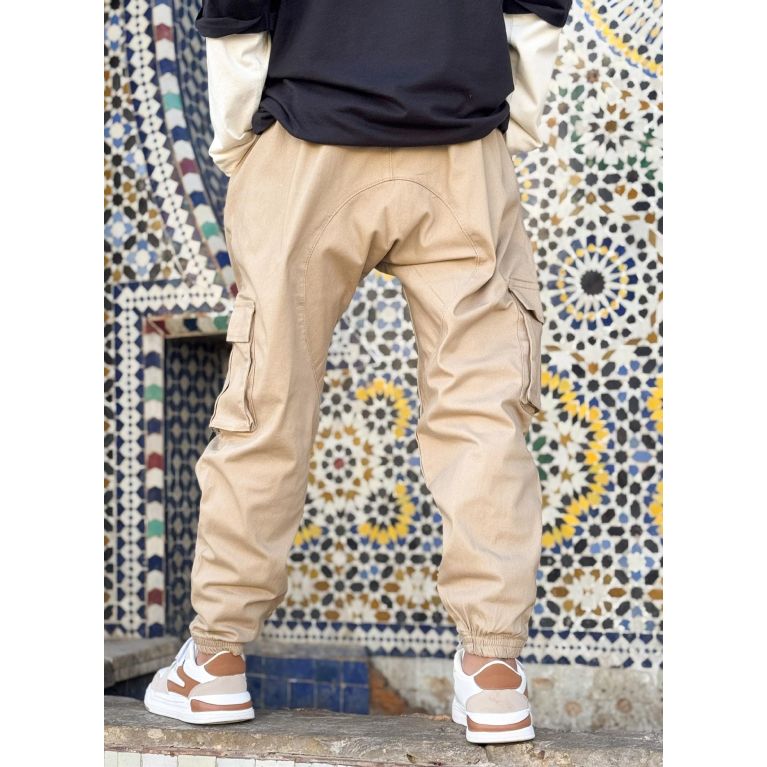 Sarouel Cargo Enfant Aswaf - Pant Pour Petits Musulmans Sarouel Cargo Enfant Aswaf - Pant Pour Petits Musulmans