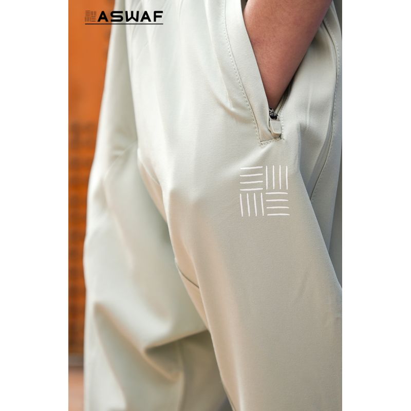 Short de Bain Garçon Aswaf – Sarouel Pudique 6 à 10 ans