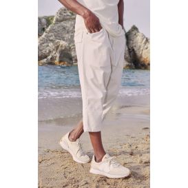 Saroual Été - Bermuda Cotton Stretch S25 - Qaba'il