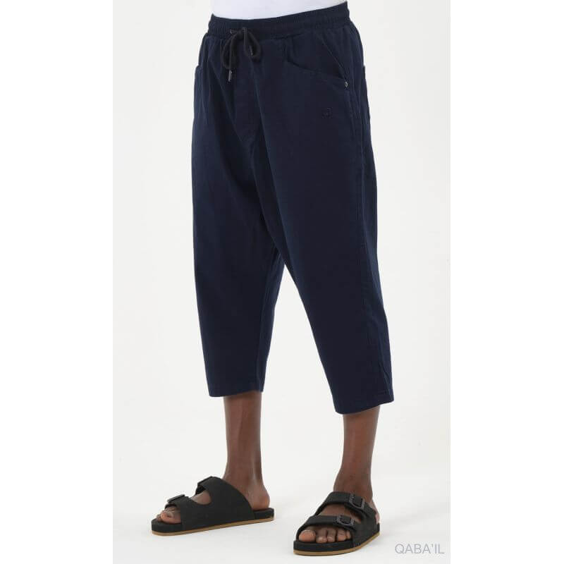 Saroual Été - Bermuda Cotton Stretch S25 - Qaba'il