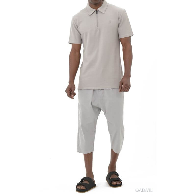 Saroual Été - Bermuda Cotton Stretch S25 - Qaba'il