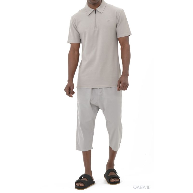 Saroual Été - Bermuda Cotton Stretch S25 - Qaba'il