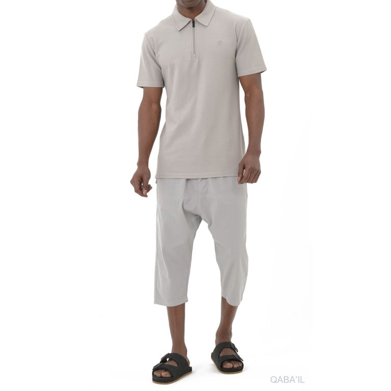 Saroual Été - Bermuda Cotton Stretch S25 - Qaba'il Saroual Été - Bermuda Cotton Stretch S25 - Qaba'il