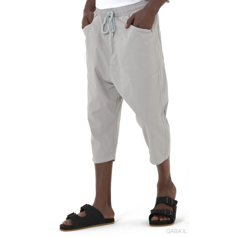 Saroual Été - Bermuda Cotton Stretch S25 - Qaba'il Saroual Été - Bermuda Cotton Stretch S25 - Qaba'il