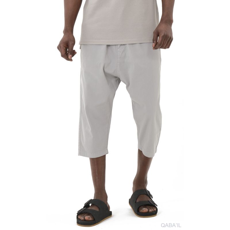 Saroual Été - Bermuda Cotton Stretch S25 - Qaba'il