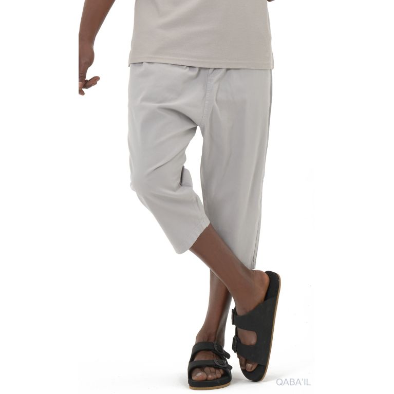 Saroual Été - Bermuda Cotton Stretch S25 - Qaba'il Saroual Été - Bermuda Cotton Stretch S25 - Qaba'il
