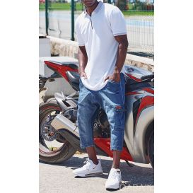 Pantacourt Cargo Jean Stretch - Qaba'il