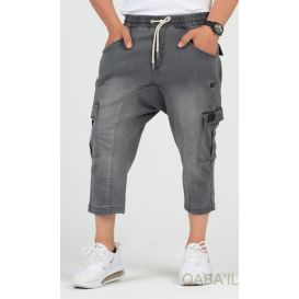 Pantacourt Cargo Jean Stretch - Qaba'il