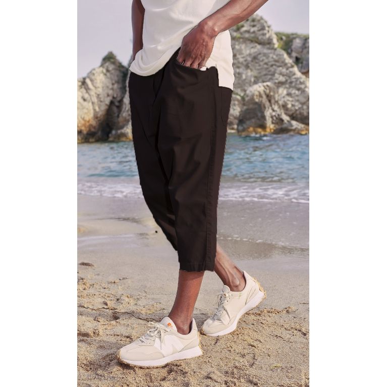 Saroual Été - Bermuda Cotton Stretch S25 - Qaba'il