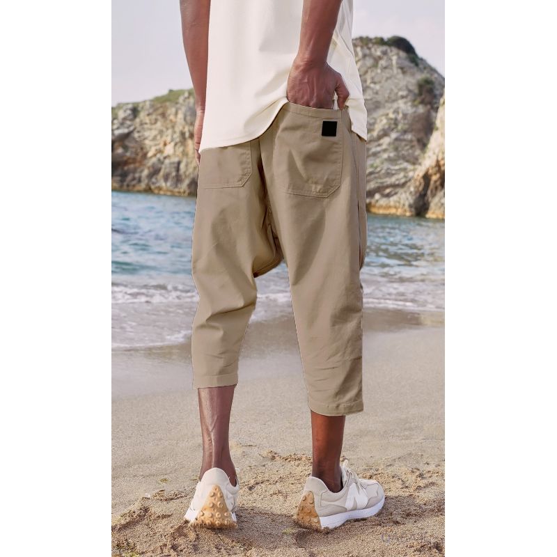 Saroual Été - Bermuda Cotton Stretch S25 - Qaba'il